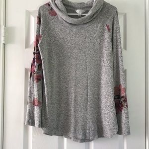 Market and Spruce - Tarlio Brushed Cowl Neck Knit Top